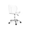 Cadeira de Escritório Slim Ergonômica Giratória Couro Diversas Cores - 4