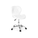 Ver imagem 2 de Cadeira de Escritório Slim Ergonômica Giratória Couro Diversas Cores