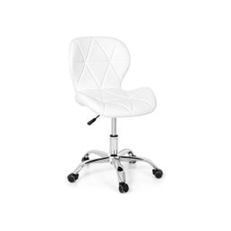 Cadeira de Escritório Slim Ergonômica Giratória Couro Diversas Cores - 2