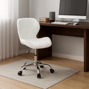 Ver imagem 1 de Cadeira de Escritório Slim Ergonômica Giratória Couro Diversas Cores