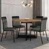 Conjunto Sala de Jantar Seul 4 Cadeiras Carraro - 8