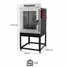 Forno Industrial Turbo Venâncio Twister a Gás para 8 Esteiras com Base 220v Fvt8g 57402 - 3
