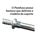 Ver imagem 2 de Kit 20 Parafuso Invisível - Prateleira - 100mm 1/4 - 6mm Inovefix Insivisvel