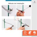 Ver imagem 5 de Kit 10 Fechadura Trava para Vitrine Tipo Jacaré Vidro Freezer 140mm - Starfer