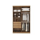 Ver imagem 3 de Guarda Roupa Casal Fenix 4 Portas 3 Gavetas Rufato