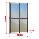 Ver imagem 4 de Porta Correr 2F.Móv.210 x 200 Elite c/Fechadura Tetra V.Reflex Mix Corten Brimak