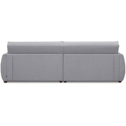 Sofá Cama Retrátil 2 Lugares para Sala de Estar 170cm Sky T03 Linho Cinza - Lyam Decor - 7