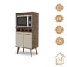 Torre Nuvola Cor:canela Off White - Armário para Cozinha - Mizza Decor - 7