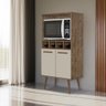 Torre Nuvola Cor:canela Off White - Armário para Cozinha - Mizza Decor - 2