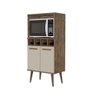 Torre Nuvola Cor:canela Off White - Armário para Cozinha - Mizza Decor - 1