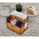 Ver imagem 4 de Porta Guardanapos e Sachês de Mesa Mdf Numerados 1 Ao 25 Zanline Madeira