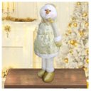 Ver imagem 1 de Decoração Natal Boneco De Neve Dourado Natalina 58cm