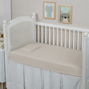 Ver imagem 2 de Kit Par de Fronhas Berço Bebê 01 Peça 200 Fios Algodão Extra Macio:avela