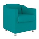 Ver imagem 3 de Kit 04 Cadeira Poltrona Tilla Recepção Hospital - V8 Decor:azul Turquesa