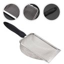 Ver imagem 6 de Pa Higienica Cata Fezes Coco Kit 2 Uni Gato Cachorro Animais Estimaçao Aço Inox Limpeza Caixa de Are