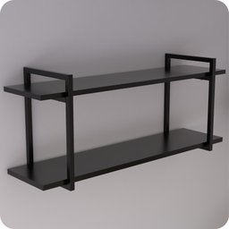 Prateleira Estilo Industrial P/ Quarto Parede GND PP 120cm - 3