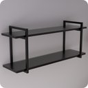 Ver imagem 3 de Prateleira Estilo Industrial P/ Quarto Parede GND PP 120cm