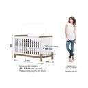 Ver imagem 2 de Berço Infantil Ternura 3 em 1 Branco/jequitiba - Henn