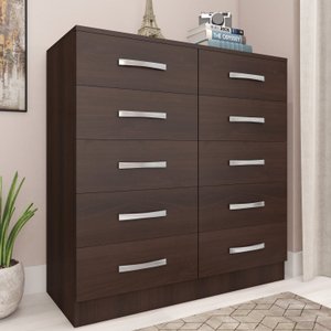 Cômoda para Quarto em MDP com 10 Gavetas 90cmx90cm