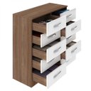 Ver imagem 4 de Cômoda 10 Gavetas 