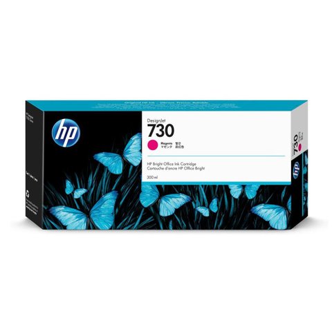 Cartucho de Tinta Hp 730 Magenta P2v69a | Plotter Hp T1600 T1700 | Original 300ml