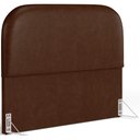 Ver imagem 2 de Cabeceira Cama Box King 195cm Orgânica Lanna W01 Couríssimo Marrom - Lyam Decor