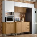 Ver imagem 2 de Cozinha 4 Pecas Urbane 260 Cm Freijo Supremo Cp Ripado Freijo Ktp