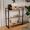 Ver imagem 5 de Aparador para Sala Industrial em Ferro com MDF Gênova Freijó/Preto