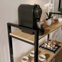 Ver imagem 7 de Aparador para Sala Industrial em Ferro com MDF Gênova Freijó/Preto