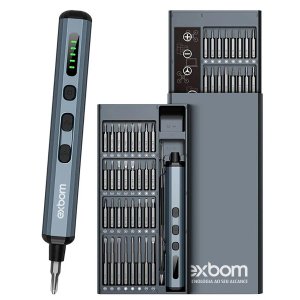 Kit Chave de Precisão 68 Pçs Mini Parafusadeira Elétrica Usb