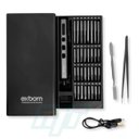 Ver imagem 6 de Kit Chave de Precisão 68 Pçs Mini Parafusadeira Elétrica Usb