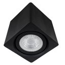 Ver imagem 1 de Spot Quadrado Sobrepor Direcionável GU10 Dicroica 7cm Preto