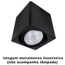 Ver imagem 5 de Spot Quadrado Sobrepor Direcionável GU10 Dicroica 7cm Preto