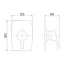 Ver imagem 3 de Acabamento Monocomando para Chuveiro Docol Nexus 502706 1/2" Cromado