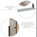 Ver imagem 6 de Espelheira para Banheiro 1 Prateleira Estrutura em Aço Bogotá Cinza/Cimento