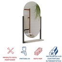 Ver imagem 5 de Espelheira para Banheiro 1 Prateleira Estrutura em Aço Bogotá 