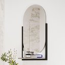 Ver imagem 1 de Espelheira para Banheiro 1 Prateleira Estrutura em Aço Bogotá 