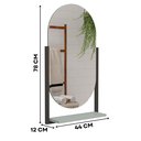 Ver imagem 3 de Espelheira para Banheiro com 1 Prateleira Estrutura em Aço Bogotá