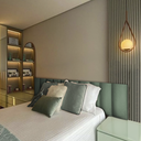 Ver imagem 1 de Cabeceiras de Cama Box Casal King Modulada Estofada 2,00mx60cm