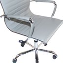 Ver imagem 4 de Cadeira Diretor Charles Eames Esteirinha Couro Pu 11d: Cinza