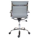 Ver imagem 5 de Cadeira Diretor Charles Eames Esteirinha Couro Pu 11d: Cinza