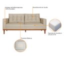 Ver imagem 5 de Sofá 2 Lugares Dubai Suede - Doce Sonho Móveis Sofá 2 Lugares Sofás Bege
