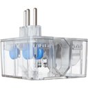 Ver imagem 2 de Filtro contra Surtos Energia 3 com Proteção para 3 Equipamentos Transparente Clamper Bivolt