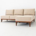 Ver imagem 5 de Sofá 2 Lugares e 1 Chaise Boreal CabeCasa MadeiraOriginals