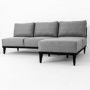 Ver imagem 3 de Sofá 2 Lugares e 1 Chaise Boreal CabeCasa MadeiraOriginals