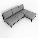 Ver imagem 5 de Sofá 2 Lugares e 1 Chaise Boreal CabeCasa MadeiraOriginals