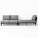 Ver imagem 2 de Sofá 2 Lugares e 1 Chaise Boreal CabeCasa MadeiraOriginals