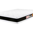 Ver imagem 5 de Cama Box Casal: Colchão Espuma Castor D45 Black e White Double Face + Base CRC Suede Black(138x188)