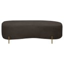 Ver imagem 2 de Puff Decorativo Banqueta Orgânico Feijão Curvo Maitê 138cm Bouclê:marrom