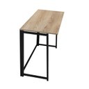 Ver imagem 3 de Escrivaninha Mesa Escritório Dobrável 80CMX45CM Link Tb 80cm Preto Fosco e Carvalho Bege